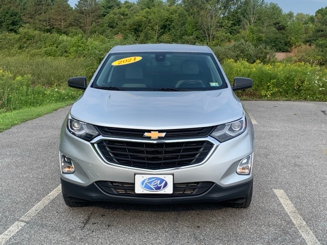 Used 2021 Chevrolet Equinox LS with VIN 3GNAXSEV9MS174543 for sale in Burlington, VT