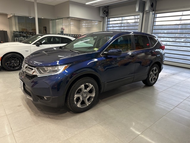Used 2019 Honda CR-V EX with VIN 2HKRW2H53KH654062 for sale in Burlington, VT