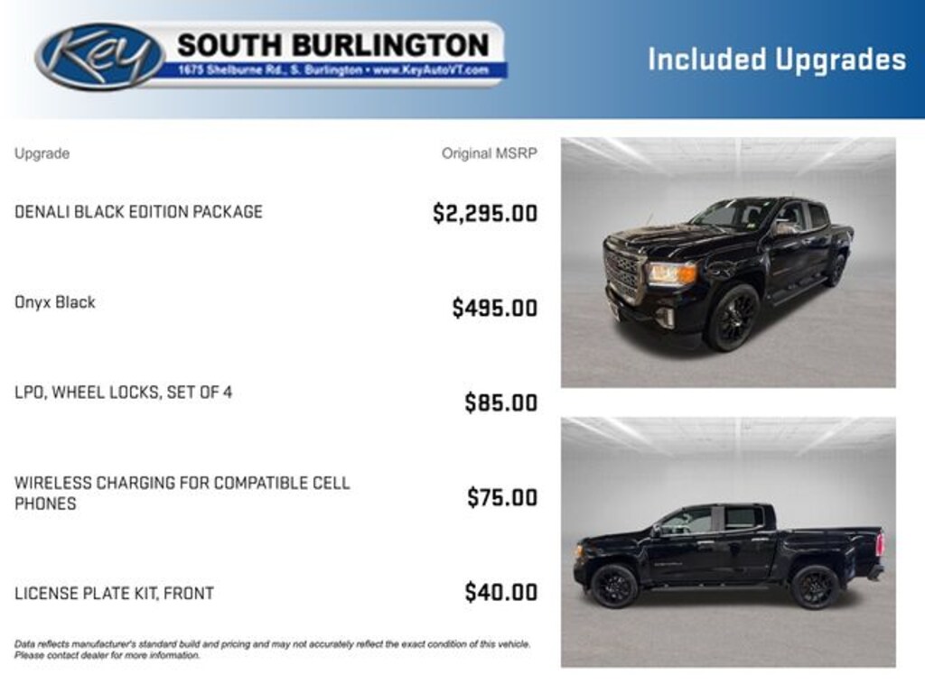 Used 2022 GMC Canyon Denali Truck