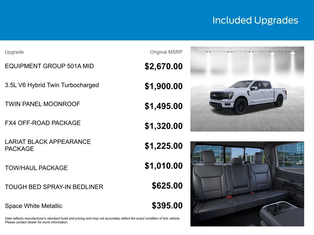 New 2025 Ford F-150 Lariat Truck