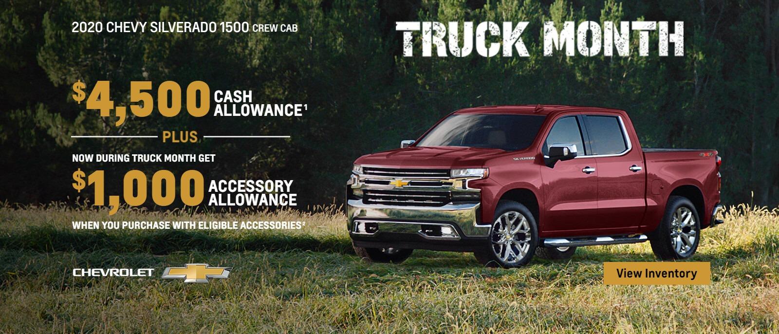 chevy truck month 2019