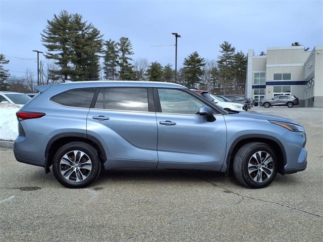 Used 2023 Toyota Highlander XLE with VIN 5TDKDRBHXPS023068 for sale in Portsmouth, NH
