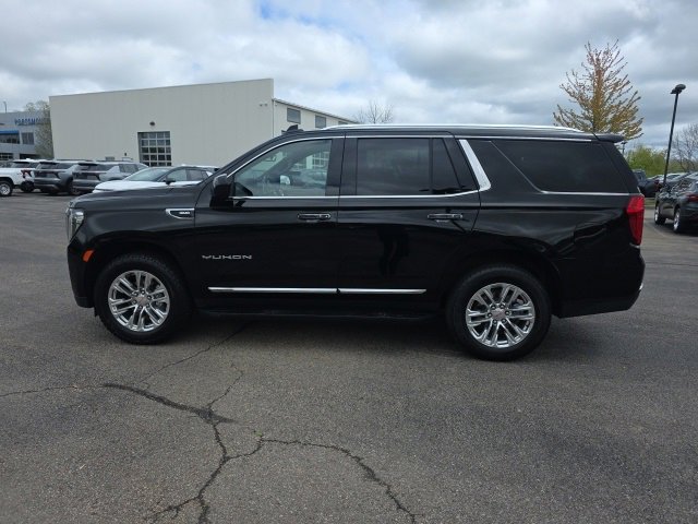 Used 2023 GMC Yukon SLT with VIN 1GKS2BKD1PR405616 for sale in Portsmouth, NH