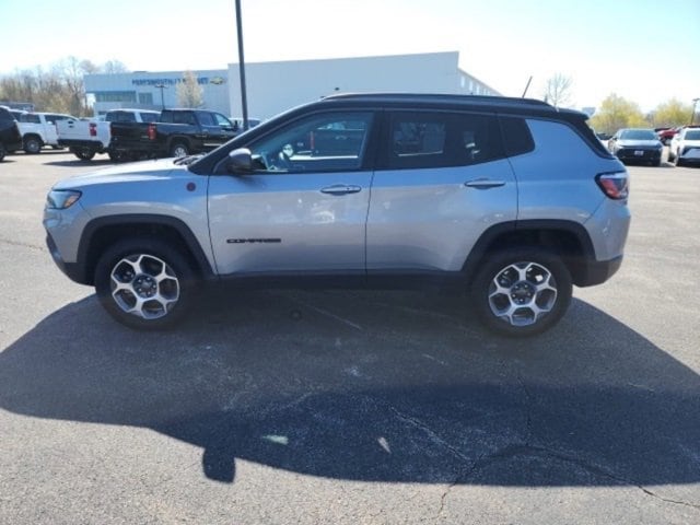 Used 2022 Jeep Compass Trailhawk with VIN 3C4NJDDB4NT191972 for sale in Portsmouth, NH