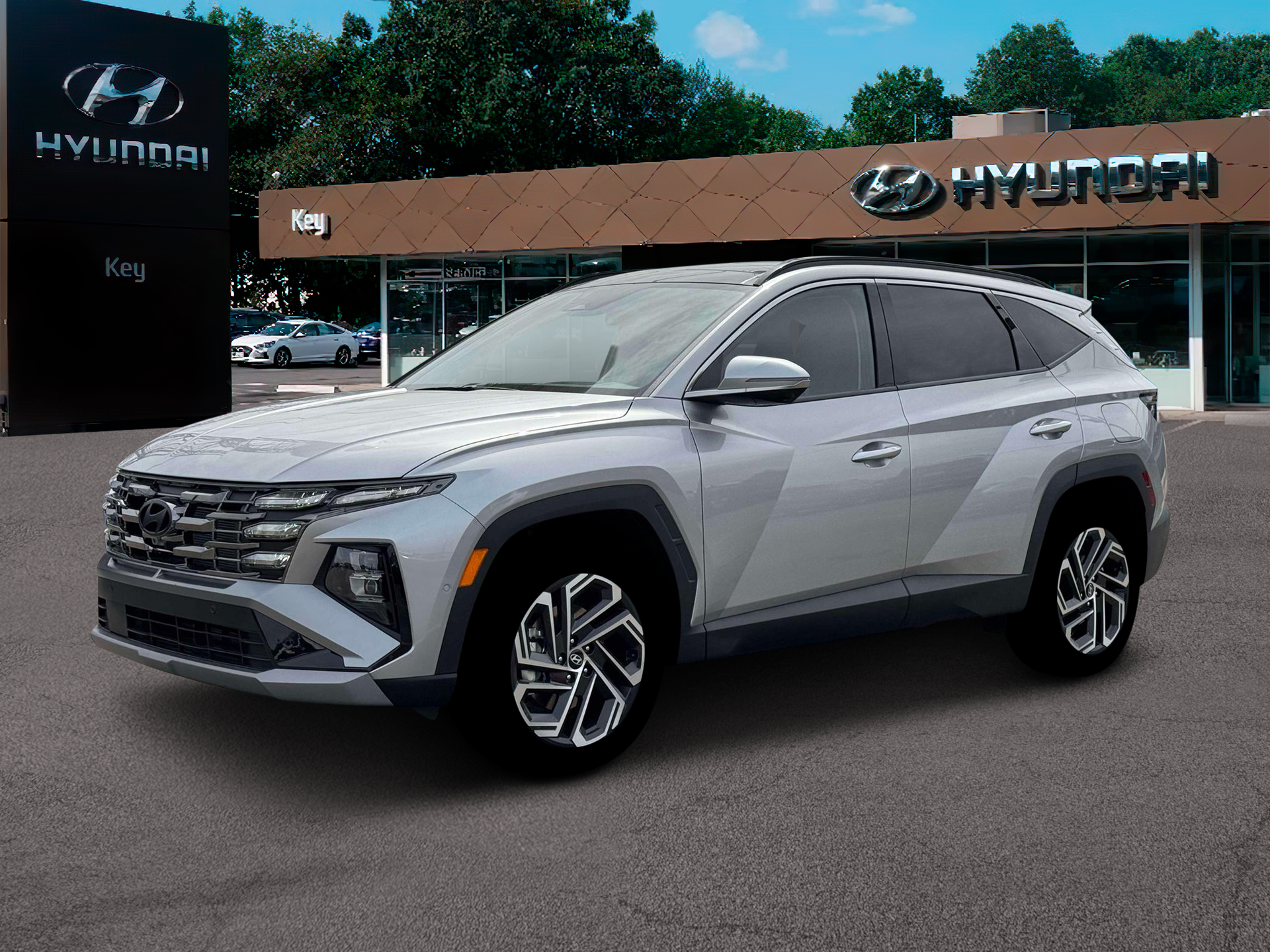 Shimmering Silver 2026 Hyundai Tucson SUV / Crossover All-Wheel Drive Automatic