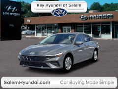 2026 Hyundai Elantra Hybrid Blue Sedan