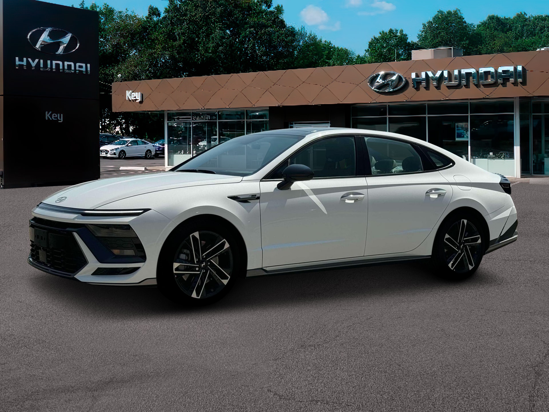 New 2025 Hyundai Sonata For Sale at Key Auto Group | VIN: KMHL54JC4SA502923, image size:1920x1440
