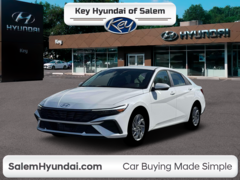 2026 Hyundai Elantra Hybrid Blue Sedan