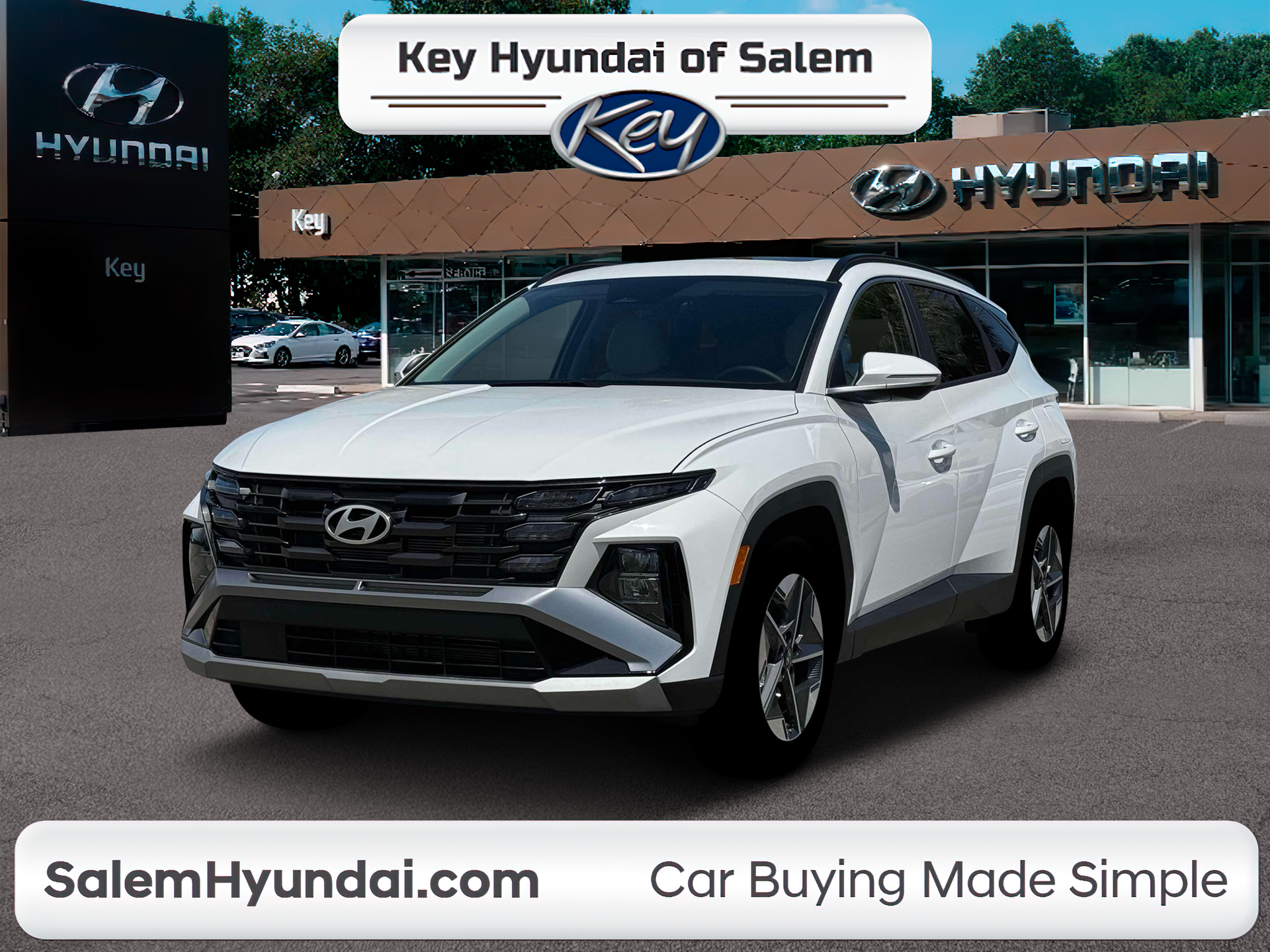 Serenity White Pearl 2026 Hyundai Tucson SEL Premium AWD SUV / Crossover All-Wheel Drive Automatic