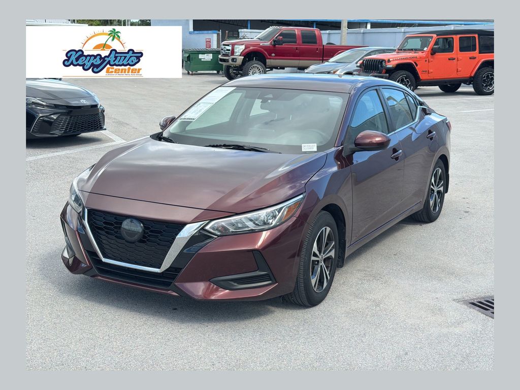 Used 2022 Nissan Sentra SV with VIN 3N1AB8CV1NY208120 for sale in Key West, FL