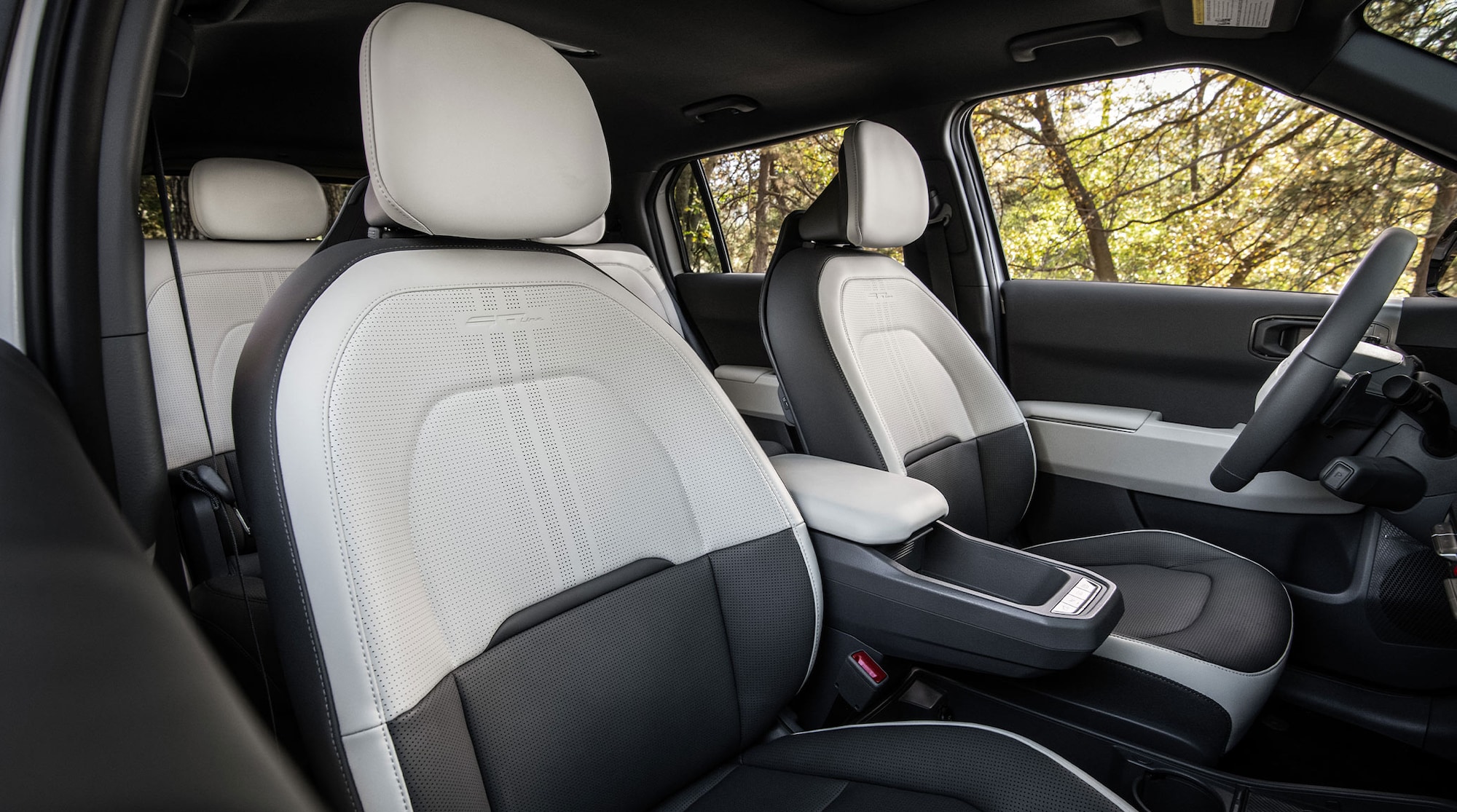 GT-Line shown with Off-White & Gray SynTex seat trim and 10-way power driver and passenger front seats with power lumbar adjustment.