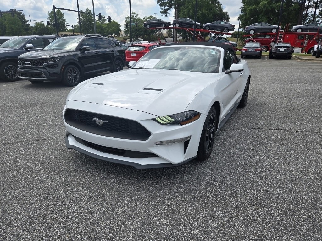 Used 2020 Ford Mustang EcoBoost Premium with VIN 1FATP8UH3L5147367 for sale in Columbus, GA