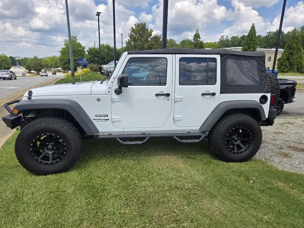 Used 2018 Jeep Wrangler JK Unlimited Sport S with VIN 1C4BJWDG7JL858419 for sale in Columbus, GA