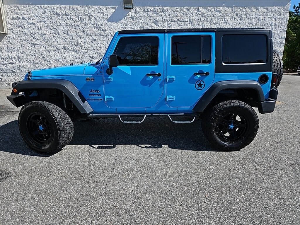 Used 2018 Jeep Wrangler JK Unlimited Sport S with VIN 1C4BJWDG7JL861255 for sale in Columbus, GA