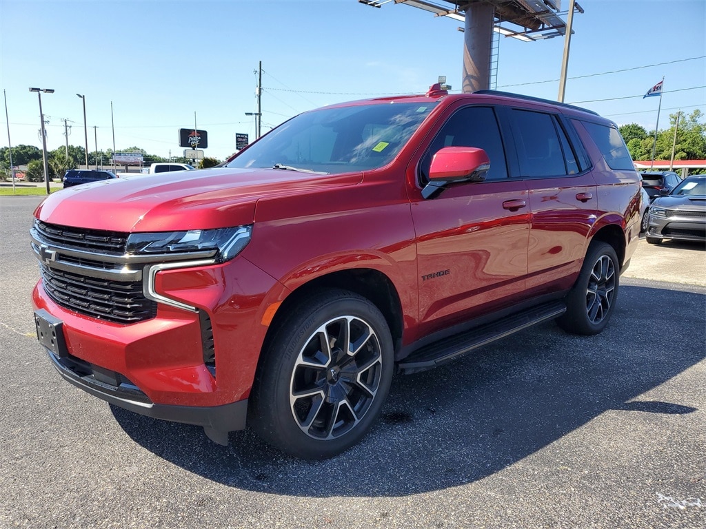 Used 2022 Chevrolet Tahoe RST with VIN 1GNSCRKL2NR106097 for sale in Pensacola, FL