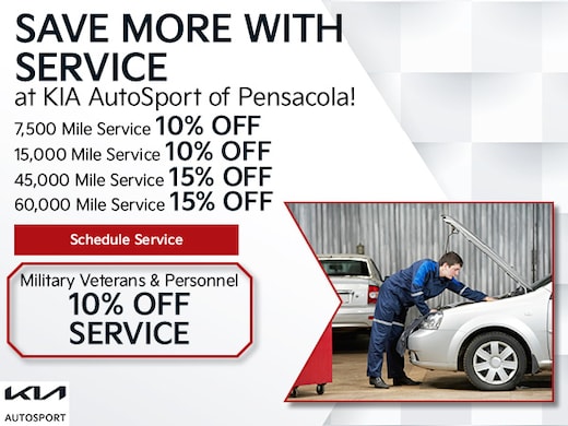 Service Coupons &amp; Specials in FL | Kia AutoSport Pensacola