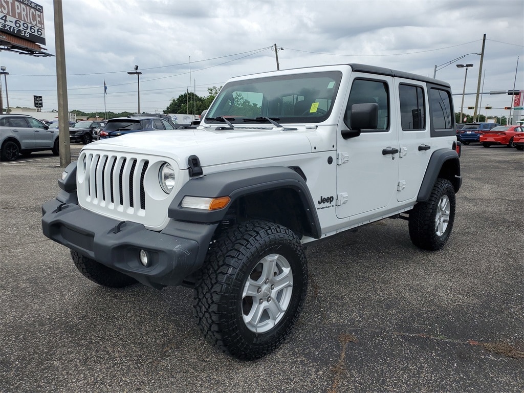 Used 2023 Jeep Wrangler 4-Door Sport S with VIN 1C4HJXDN8PW505354 for sale in Pensacola, FL