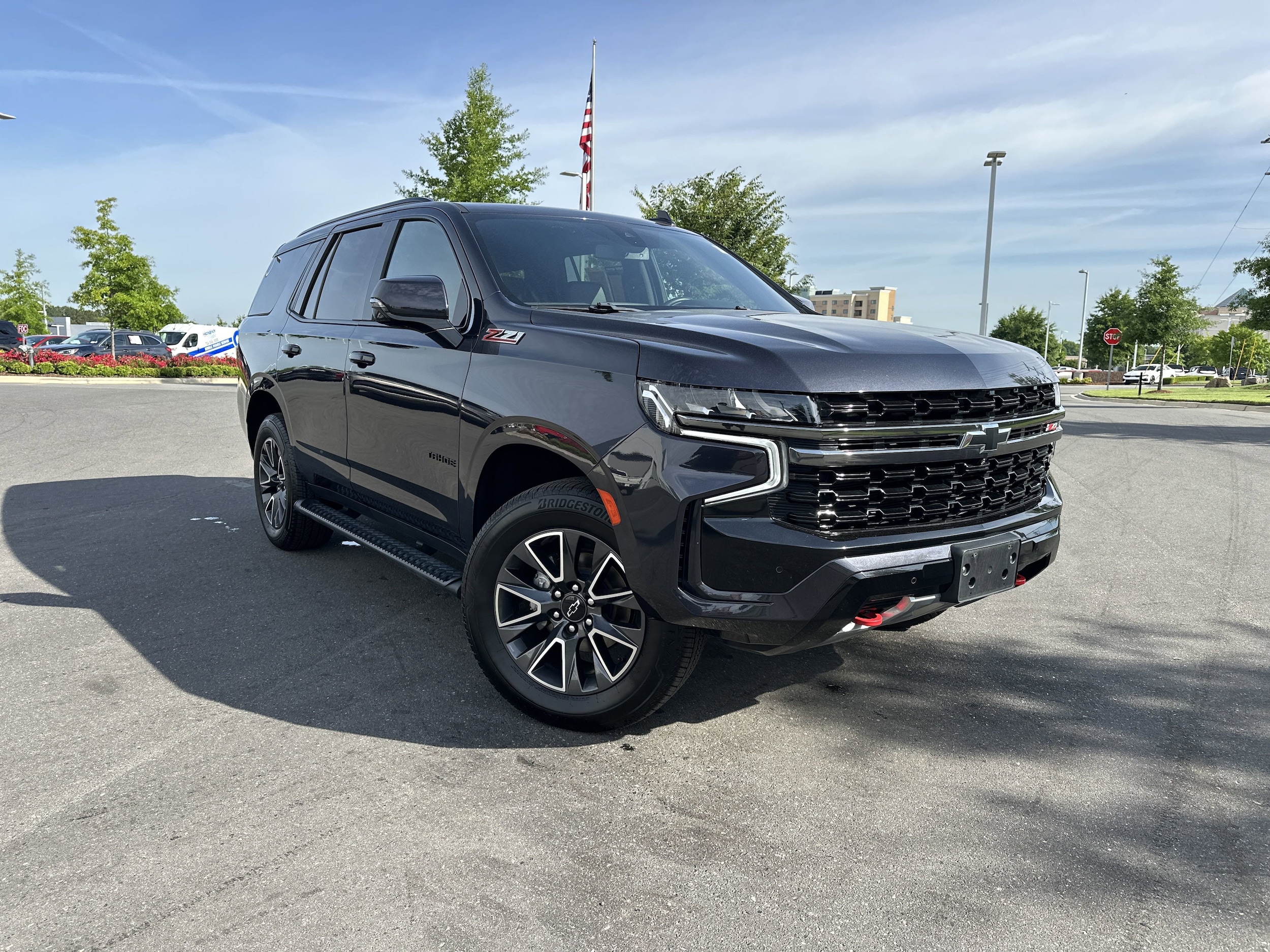 Used 2022 Chevrolet Tahoe Z71 with VIN 1GNSKPKD2NR332933 for sale in Concord, NC