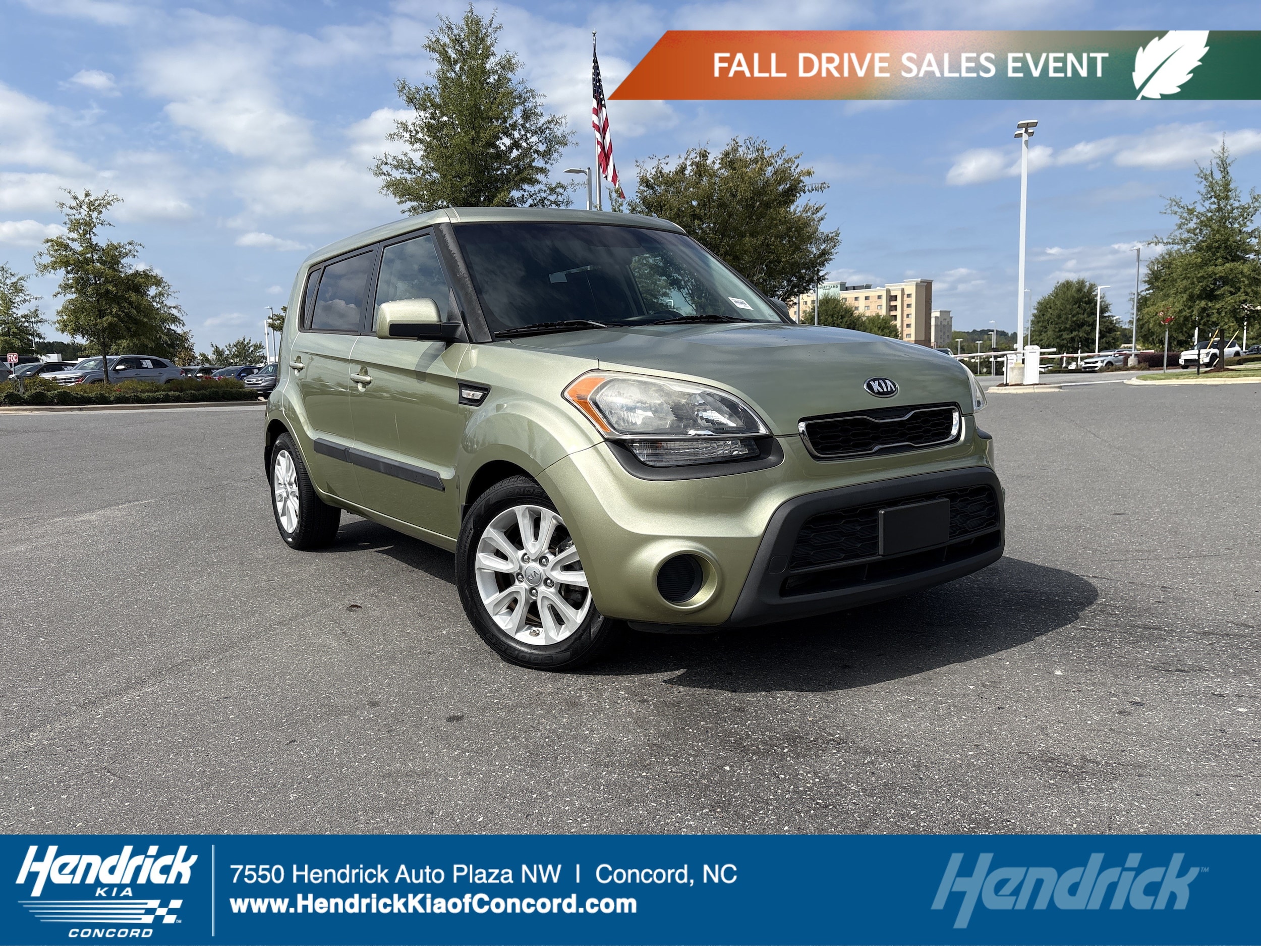 Certified 2013 Kia Soul Base with VIN KNDJT2A5XD7592473 for sale in Concord, NC