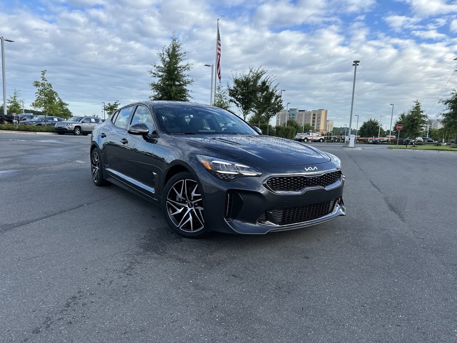 Certified 2023 Kia Stinger GT-Line with VIN KNAE35LD5P6132698 for sale in Concord, NC