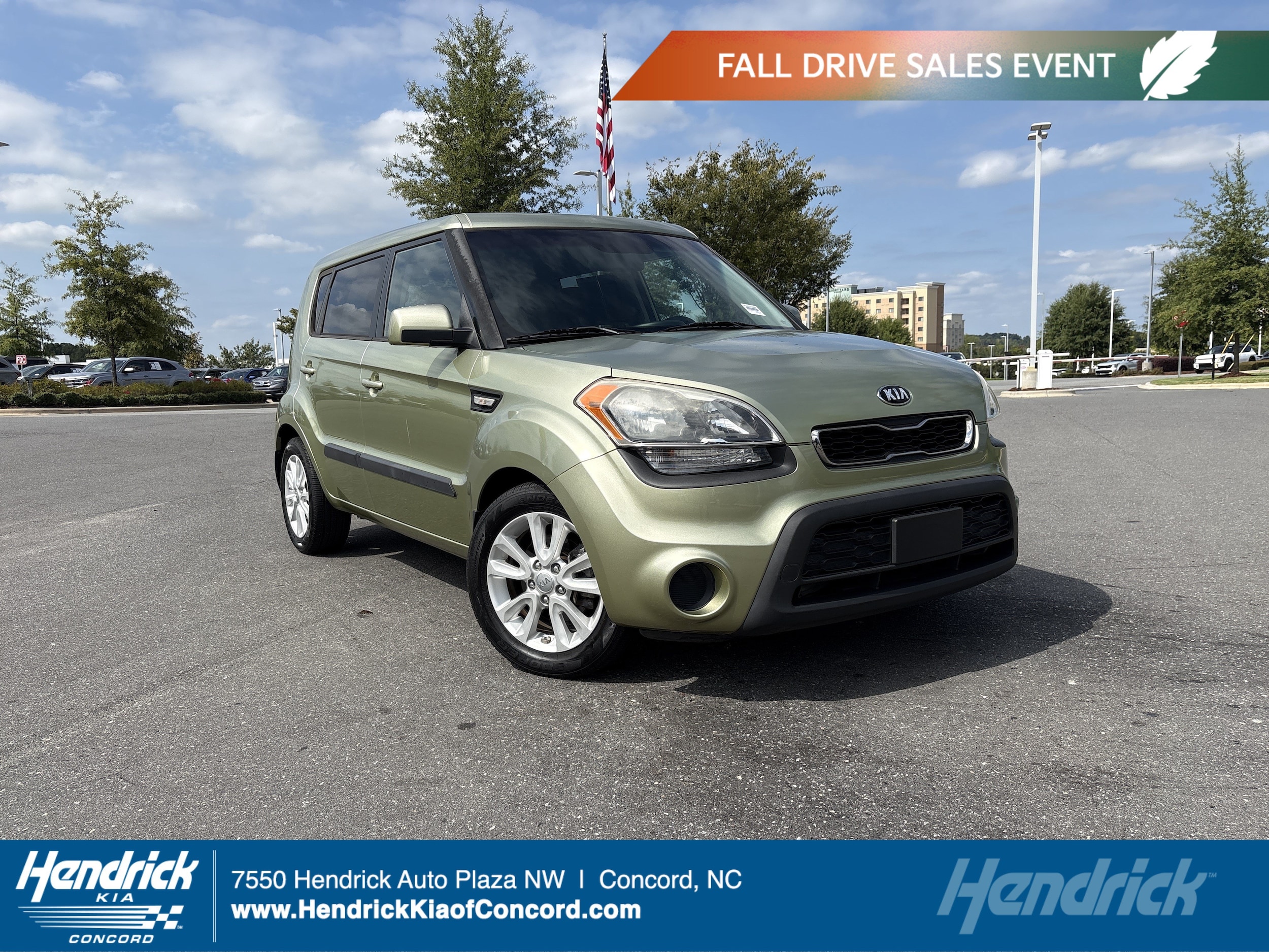 Certified 2013 Kia Soul Base with VIN KNDJT2A5XD7592473 for sale in Concord, NC