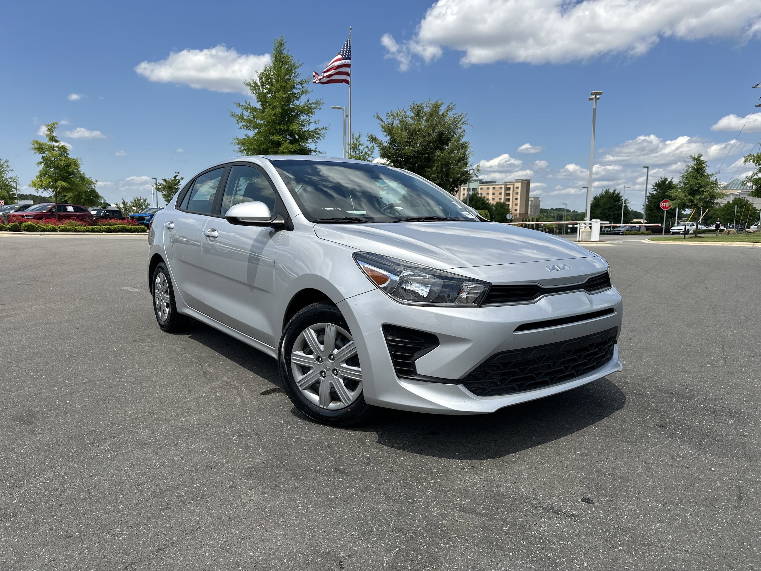 Certified 2023 Kia Rio LX with VIN 3KPA24AD3PE574889 for sale in Concord, NC