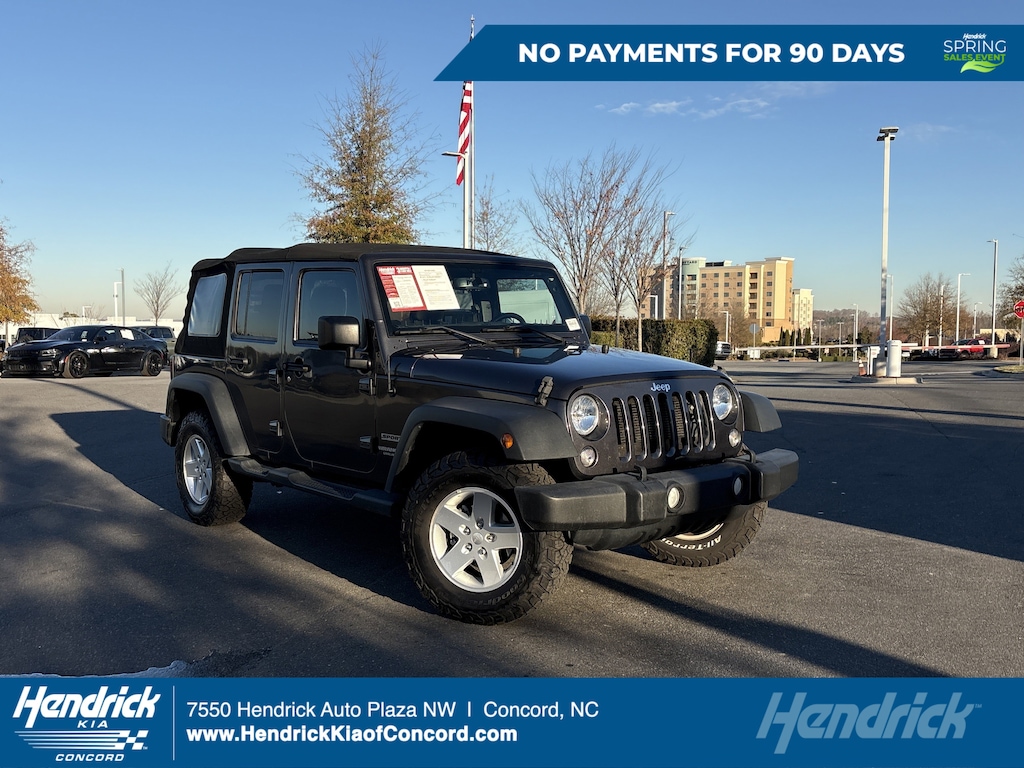 Used 2017 Jeep Wrangler Unlimited Sport Convertible
