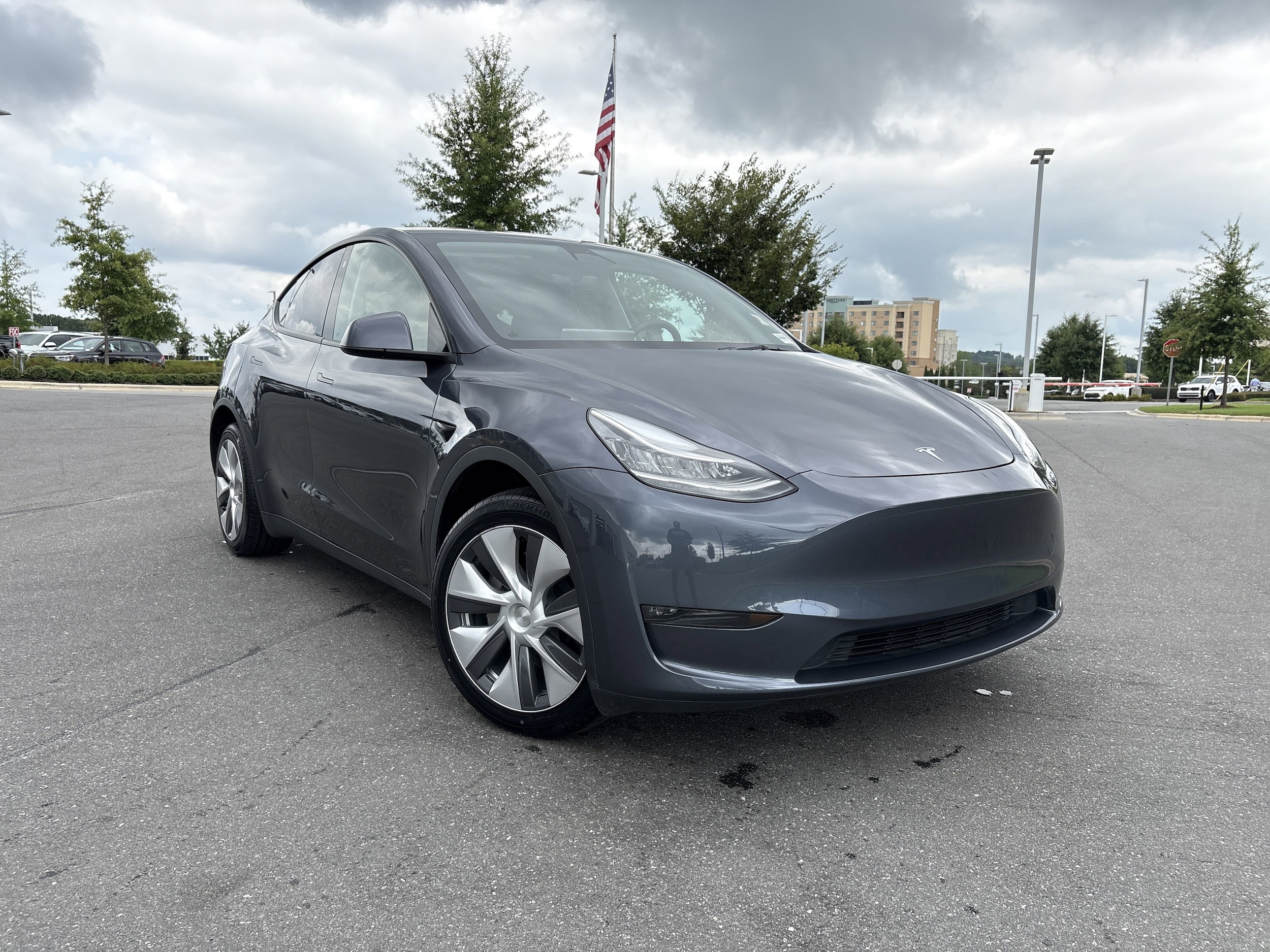 Used 2023 Tesla Model Y Long Range with VIN 7SAYGDEE7PA057642 for sale in Concord, NC