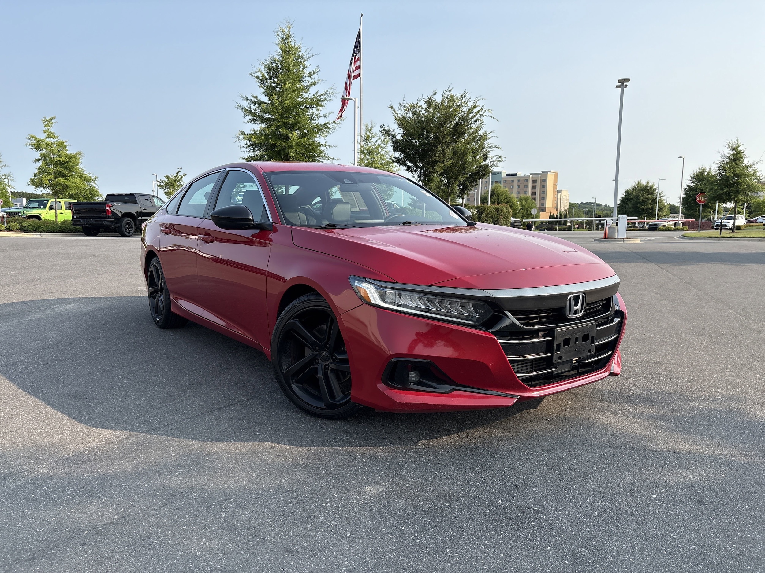 Used 2021 Honda Accord Sport with VIN 1HGCV1F3XMA081872 for sale in Concord, NC