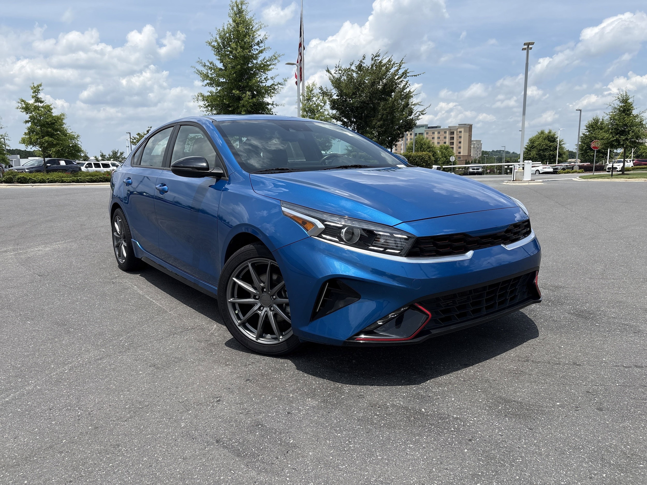 Certified 2023 Kia Forte GT-Line with VIN 3KPF54AD1PE606235 for sale in Concord, NC