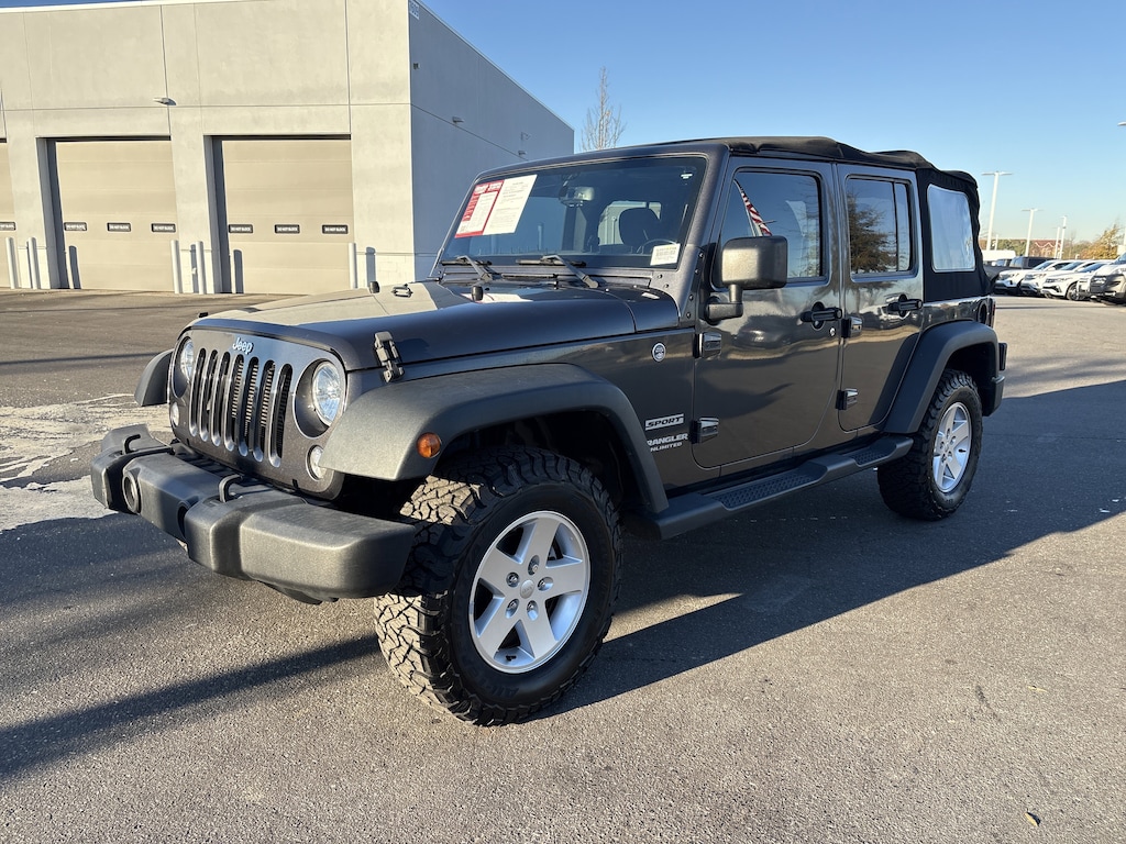 Used 2017 Jeep Wrangler Unlimited Sport Convertible