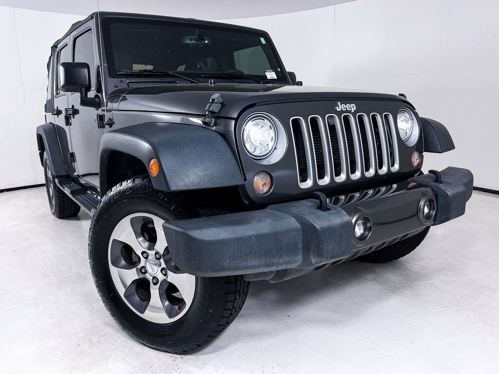 Used 2018 Jeep Wrangler JK Unlimited Sahara with VIN 1C4HJWEG0JL918484 for sale in Burlington, VT