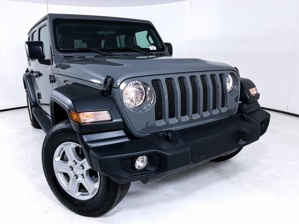 Used 2022 Jeep Wrangler Unlimited Sport S with VIN 1C4HJXDN0NW193897 for sale in Burlington, VT