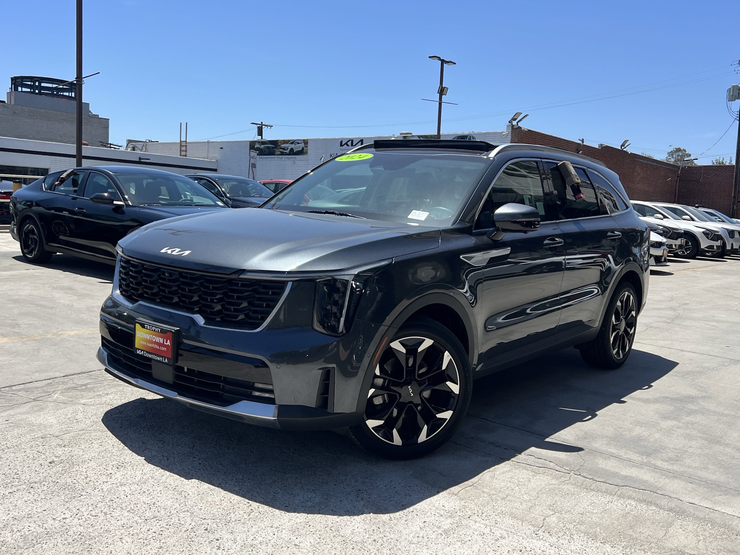 Certified 2024 Kia Sorento SX with VIN 5XYRK4JF1RG254268 for sale in Los Angeles, CA