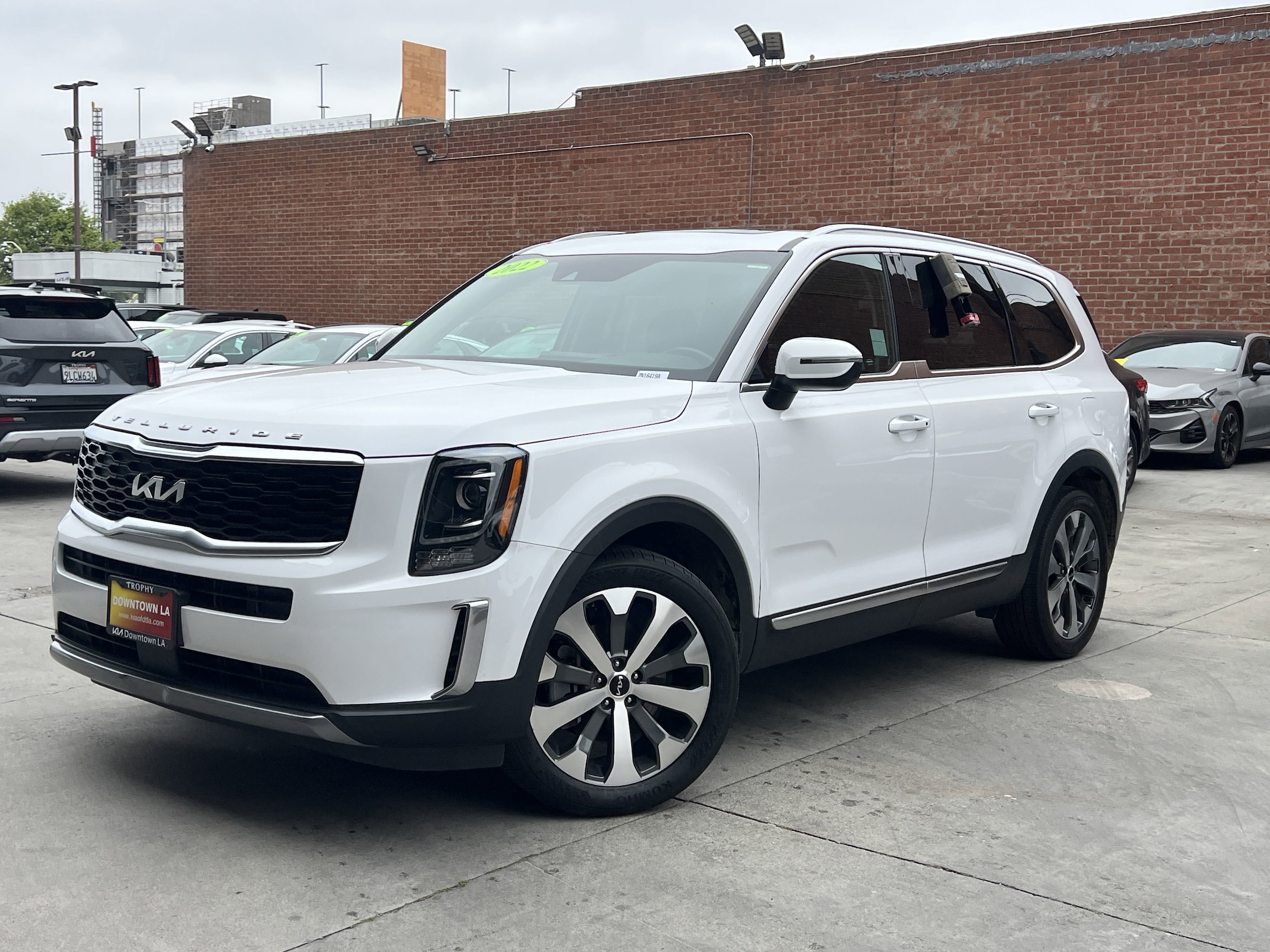 Certified 2022 Kia Telluride S with VIN 5XYP64HCXNG295435 for sale in Los Angeles, CA