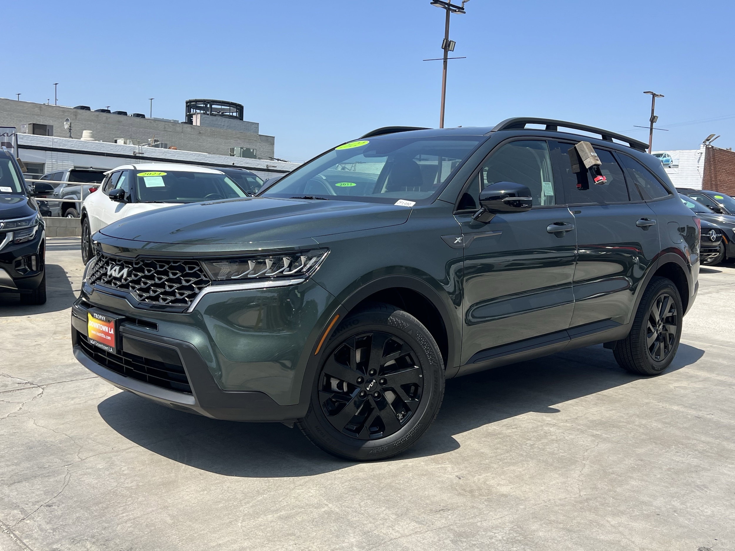 Certified 2022 Kia Sorento X-Line S with VIN 5XYRLDLC3NG120906 for sale in Los Angeles, CA