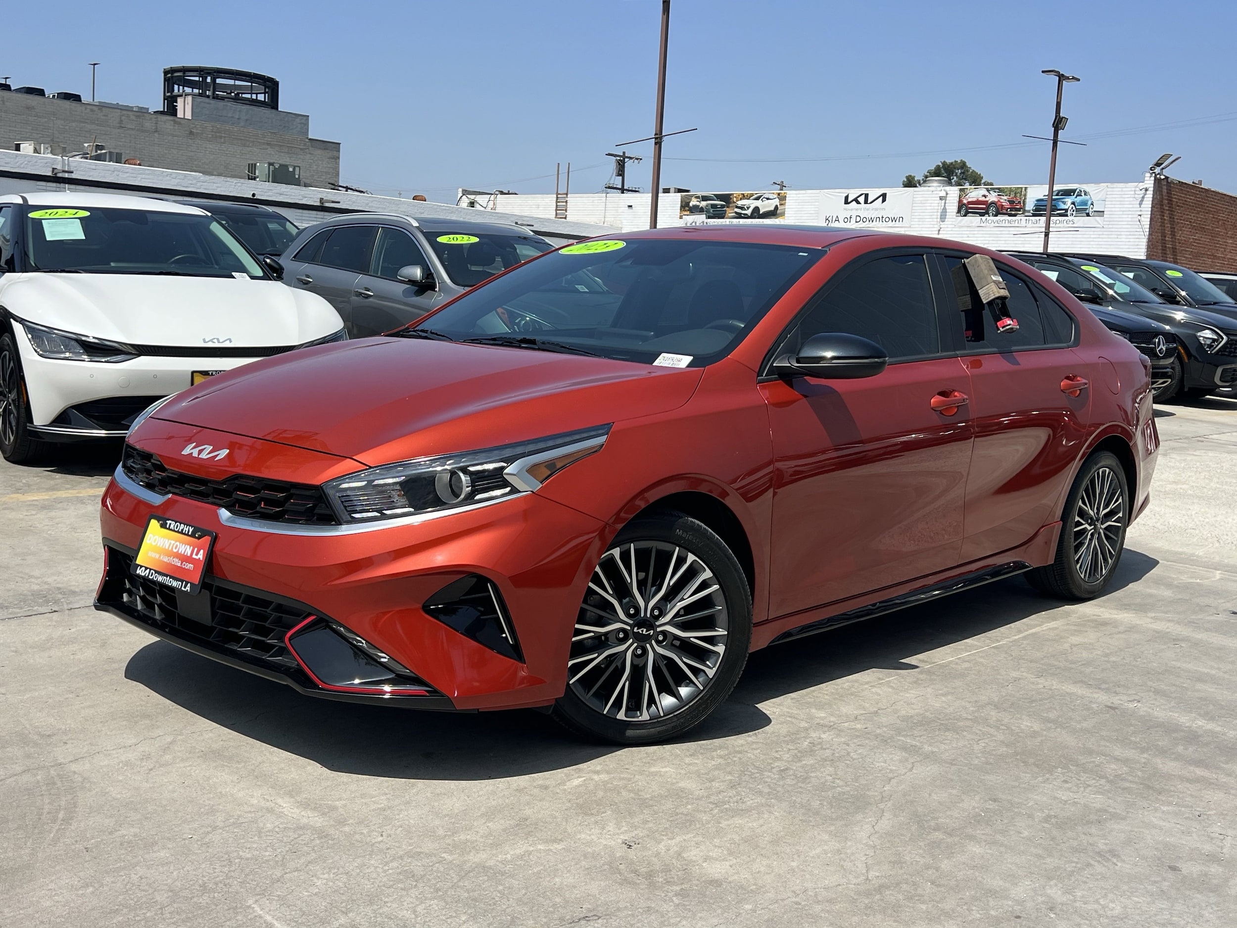Certified 2023 Kia Forte GT-Line with VIN 3KPF54AD5PE534729 for sale in Los Angeles, CA