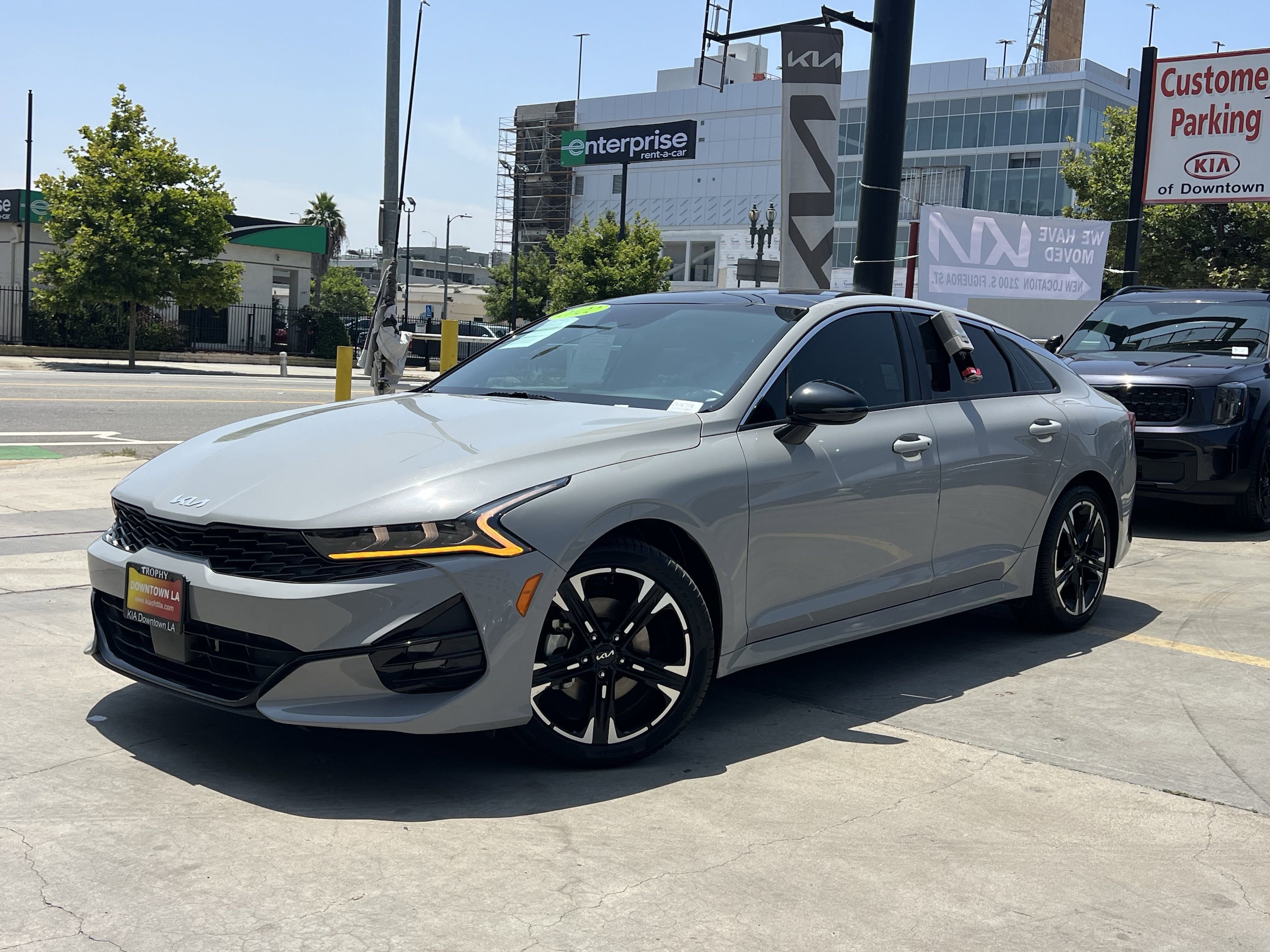 Certified 2022 Kia K5 GT-Line with VIN 5XXG64J28NG114855 for sale in Los Angeles, CA
