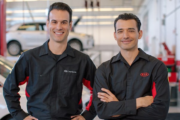 Family riding in vehicle