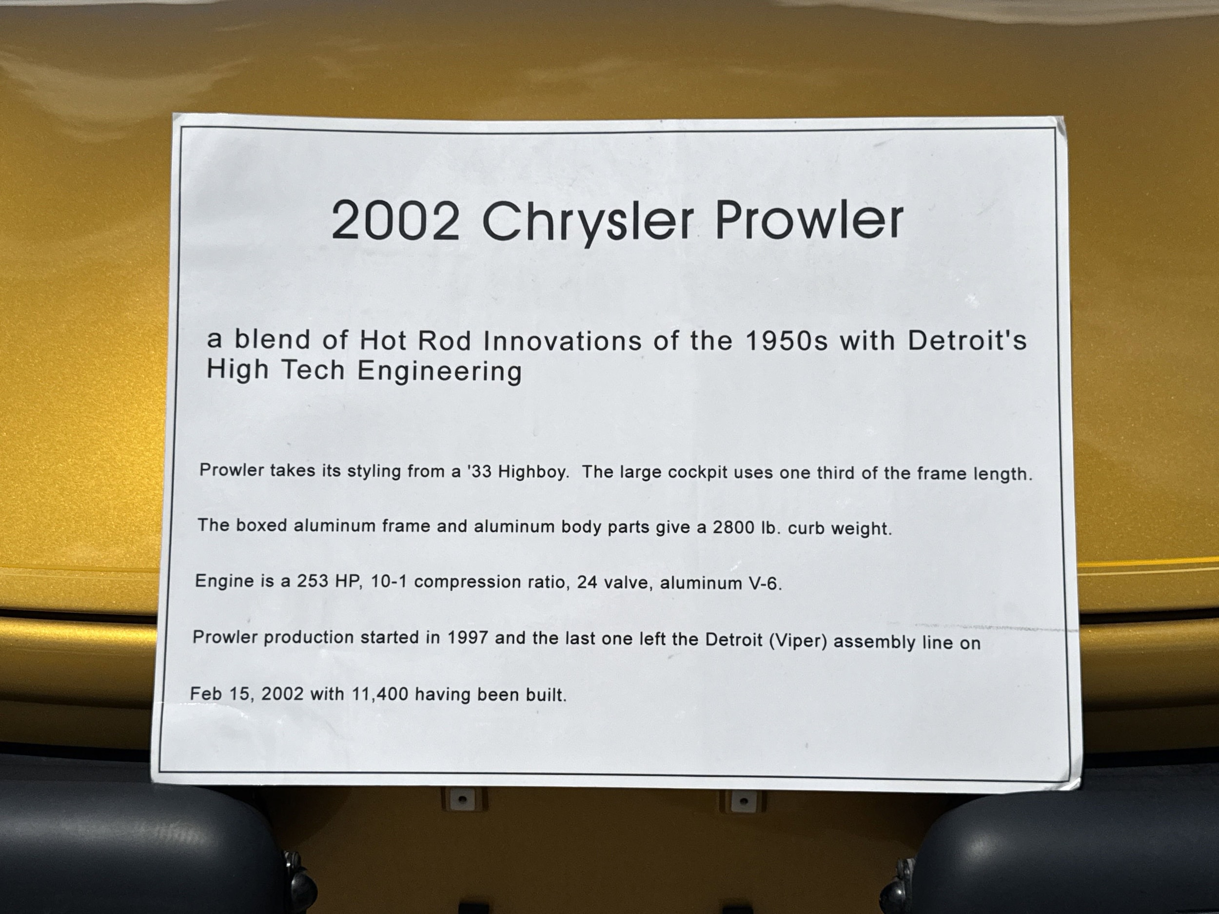2002 Chrysler Prowler Base - Photo 36