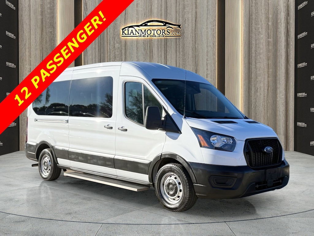 Used 2023 Ford Transit-350 Passenger XL Wagon Medium Roof Van