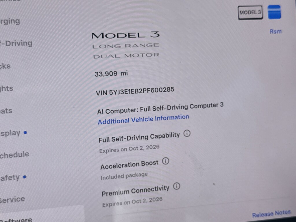 Used 2023 Tesla Model 3 Long Range Sedan