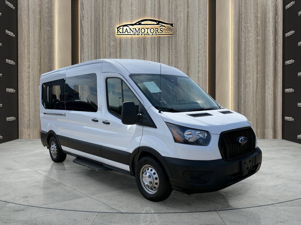 Used 2023 Ford Transit-350 Passenger XL Wagon Medium Roof Van