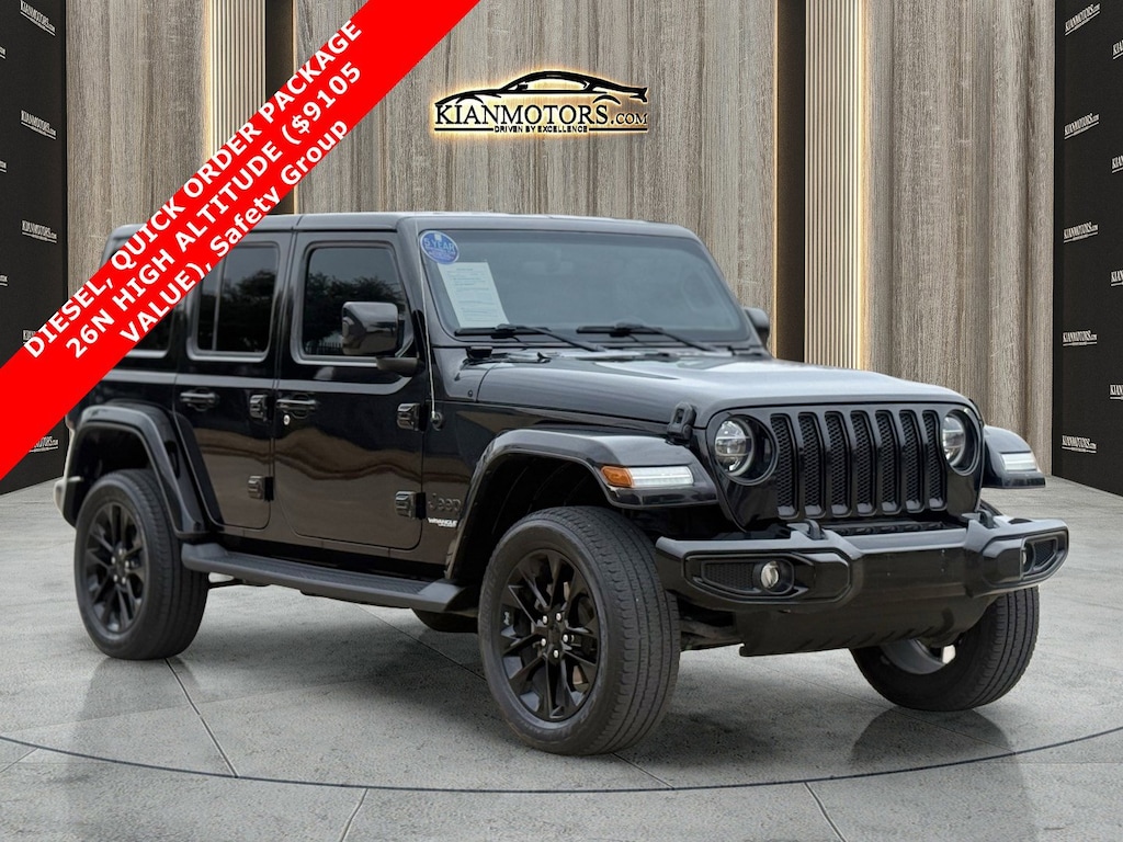 Used 2021 Jeep Wrangler Unlimited Sahara High Altitude SUV