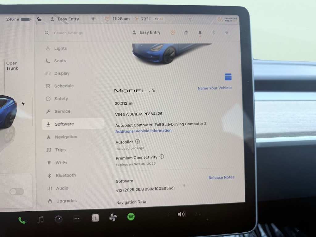 Used 2023 Tesla Model 3 Rear-Wheel Drive Sedan