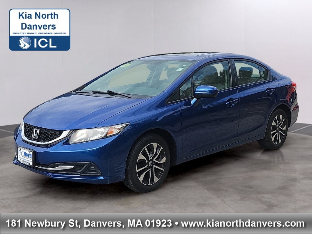 Used 2014 Honda Civic EX with VIN 19XFB2F88EE232566 for sale in Danvers, MA