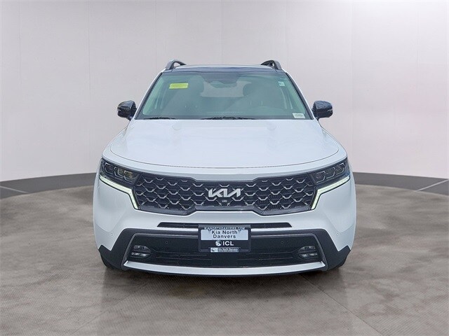 Certified 2022 Kia Sorento X-Line SX Prestige with VIN 5XYRKDLF9NG112600 for sale in Dover, NH