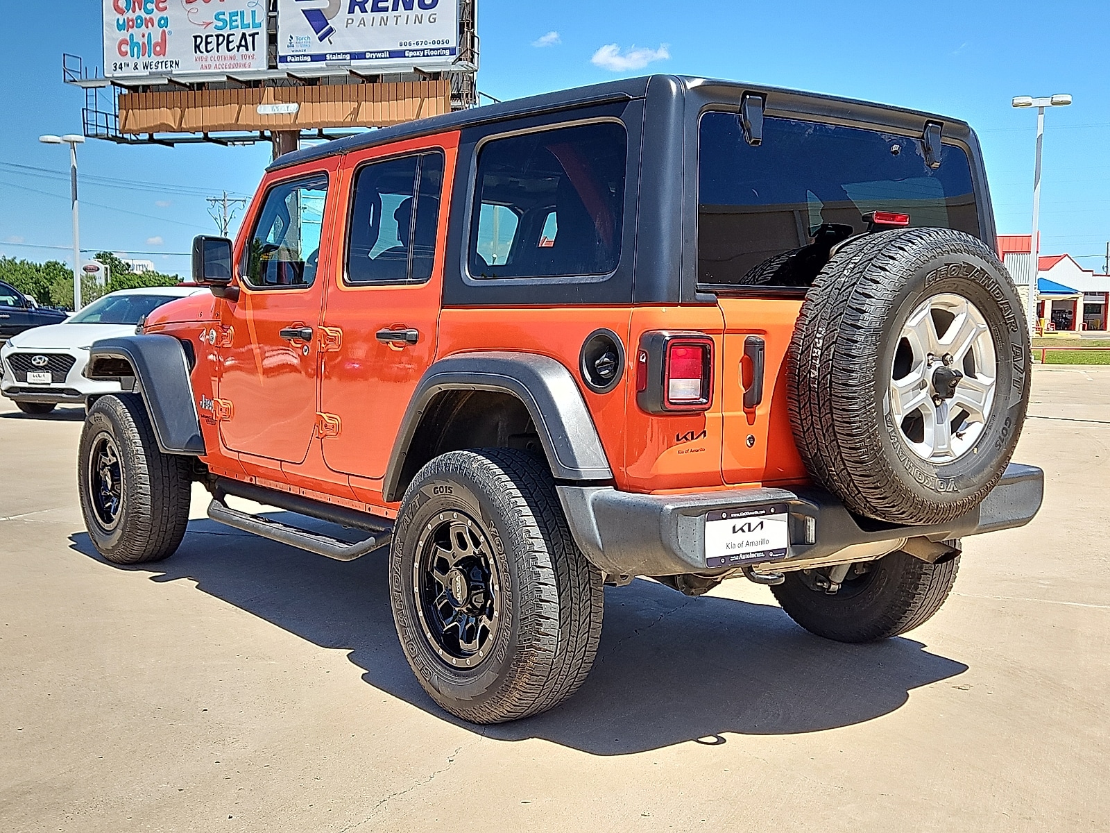 Used 2020 Jeep Wrangler Unlimited Sport S with VIN 1C4HJXDN2LW129759 for sale in Amarillo, TX