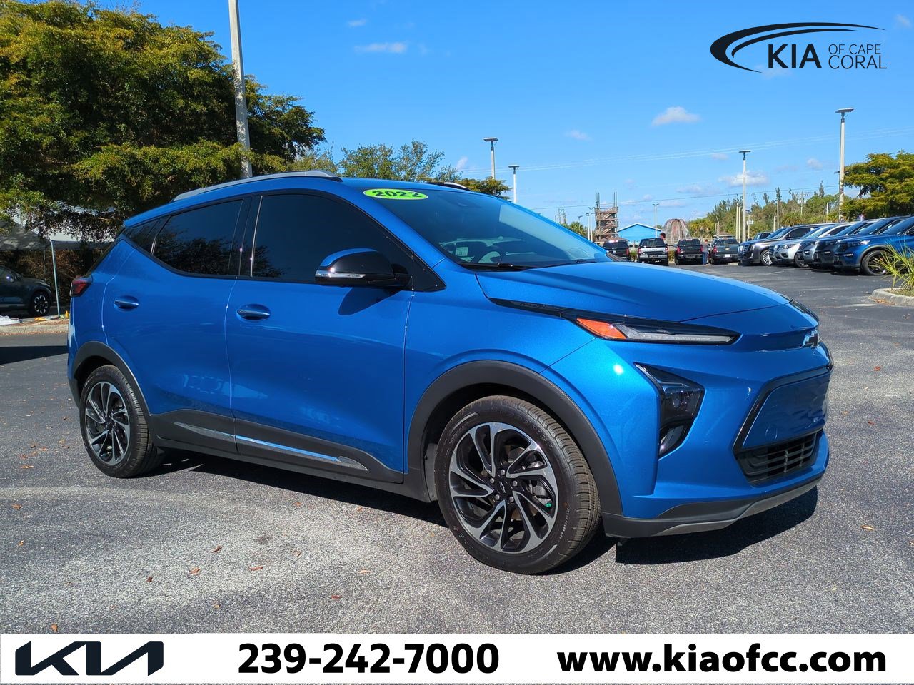 Used 2022 Chevrolet Bolt EUV Premier with VIN 1G1FZ6S01N4107079 for sale in Cape Coral, FL