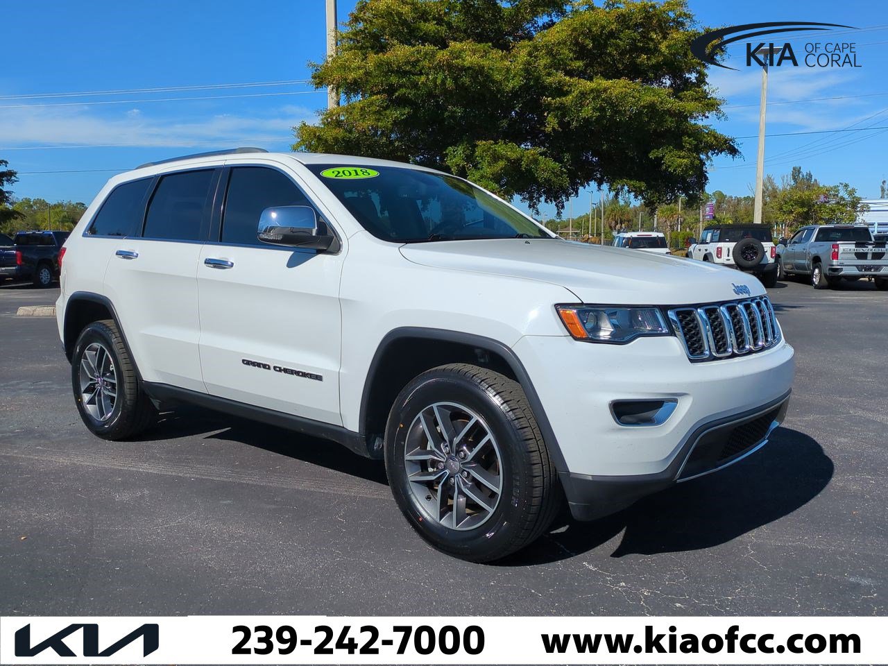Used 2018 Jeep Grand Cherokee Limited with VIN 1C4RJEBG6JC451137 for sale in Cape Coral, FL